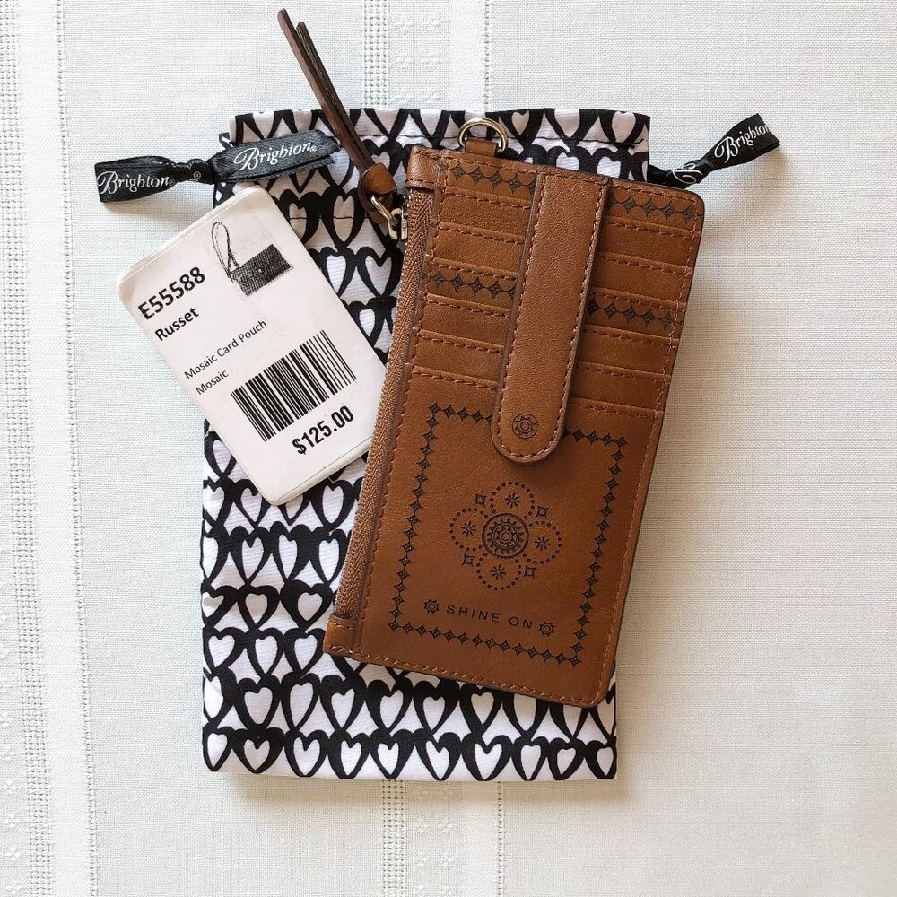 Brighton Mosaic Card Holder Wristlet Wallet - Picture 2 of 3